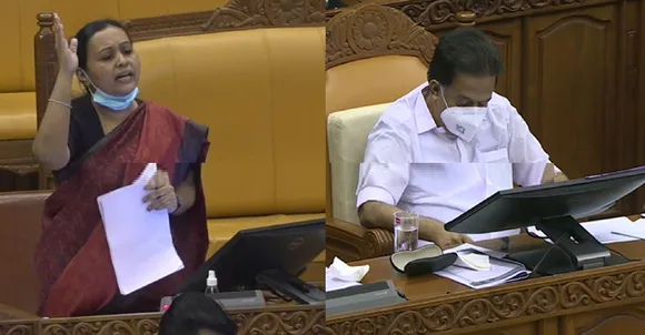 സഭ ടിവിയുടെ ഉദ്ഘാടനം കഴിഞ്ഞപ്പോള്‍ ചെന്നിത്തലയുടെ ടീം വിളിച്ചു, അഭിമുഖം കൊടുക്കണമെന്ന് പറഞ്ഞു;  വീണാ ജോര്‍ജ്ജ് എംഎല്‍എ