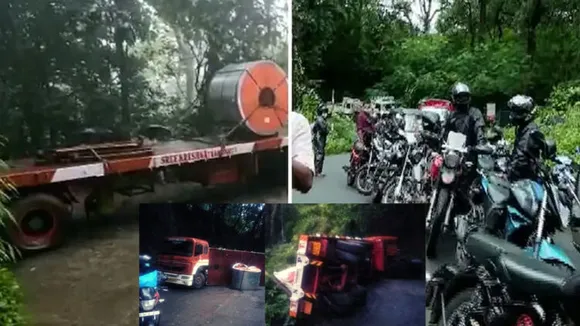 അട്ടപ്പാടി ചുരം റോഡിൽ ലോറികൾ കുടുങ്ങിയതിന്റെ ഭാഗമായി തടസ്സപ്പെട്ട ഗതാഗതം പുനഃസ്ഥാപിച്ചു; ലോറി സഞ്ചരിച്ചത് ഗൂഗിൾ മാപ്പ് നോക്കി