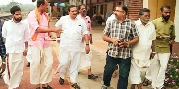 റെയിൽവേ പാസഞ്ചർ അമിനിറ്റി കമ്മിറ്റി ചെയർമാൻ പി.കെ കൃഷ്ണദാസ് വൈക്കം റോഡ് റെയിൽവേ സ്റ്റേഷൻ സന്ദർശിച്ചു