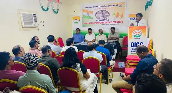 ഒഐസിസി ബഹ്‌റൈൻ ദേശീയ കമ്മിറ്റി സ്വാതന്ത്ര്യ ദിനം ആഘോഷിച്ചു