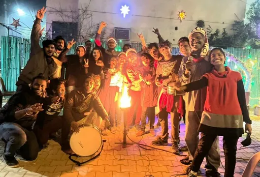 ഡൽഹി യൂണിവേഴ്സിറ്റിയിലെ മലയാളി വിദ്യാര്‍ത്ഥികള്‍ ക്രിസ്മസ് ആഘോഷിച്ചു