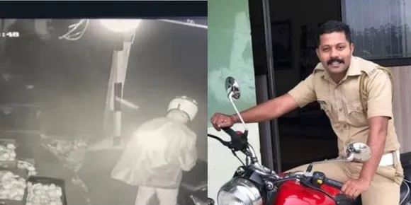 സേനയെ നാണം കെടുത്തി, കാഞ്ഞിരപ്പള്ളിയിൽ പഴക്കടയിൽനിന്നു പൊലീസ് ഉദ്യോഗസ്ഥൻ മാമ്പഴം മോഷ്ടിച്ചു