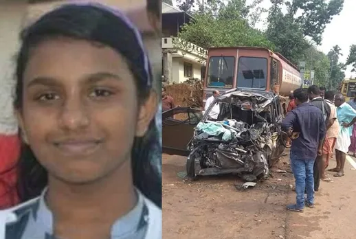 കുവൈറ്റില്‍ നിന്നും നാട്ടിലേക്ക് മടങ്ങിയ മലയാളി വിദ്യാര്‍ഥിനി എയര്‍പോര്‍ട്ടില്‍നിന്നും വീട്ടിലേക്കുള്ള യാത്രാമദ്ധ്യേ അപകടത്തില്‍ മരിച്ചു. വിദ്യാര്‍ഥിനിയെ കൂട്ടിക്കൊണ്ടുപോകാന്‍ വന്ന പിതൃസഹോദര പുത്രനും മരണപ്പെട്ടു