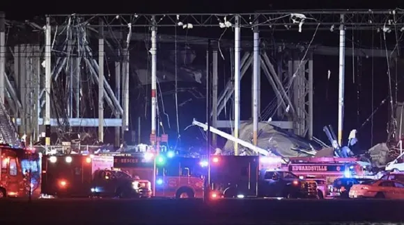 കെന്റക്കിയില്‍ ആഞ്ഞടിച്ച ചുഴലിക്കാറ്റില്‍ കനത്ത നാശനഷ്ടം; 50 പേരെങ്കിലും മരിച്ചതായി ഗവര്‍ണര്‍