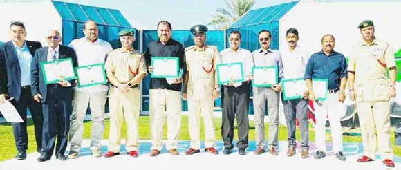 മലയാളി സാമൂഹിക പ്രവർത്തകർക്ക് ദുബൈ പൊലീസ് ആദരം