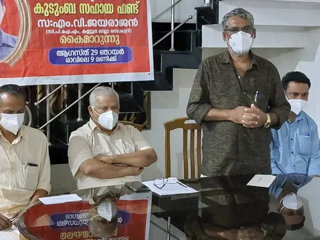 കേളി ജയപ്രകാശിന്റെ കുടുംബത്തിന് സഹായം കൈമാറി