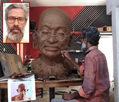 പാലായിലെ ഗാന്ധിപ്രതിമാ നിര്‍മ്മാണത്തിനു തുടക്കമായി