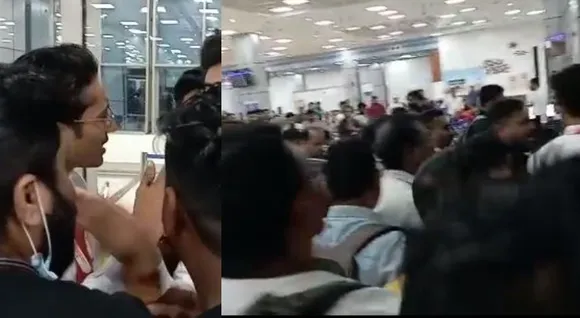 കോഴിക്കോട് നിന്നും ഷാര്‍ജയിലേക്ക് പോകാനിരുന്ന വിമാനം റദ്ദാക്കി; പകരം സംവിധാനം ഒരുക്കിയില്ല, പ്രതിഷേധിച്ച് യാത്രക്കാര്‍