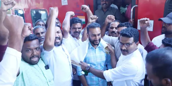 ജയില്‍ മോചിതനായ മുസ്‌ലിം യൂത്ത് ലീഗ് സംസ്ഥാന ജനറല്‍ സെക്രട്ടറി പികെ ഫിറോസിന് തൃശൂരിൽ ആവേശോജ്വല സ്വീകരണം