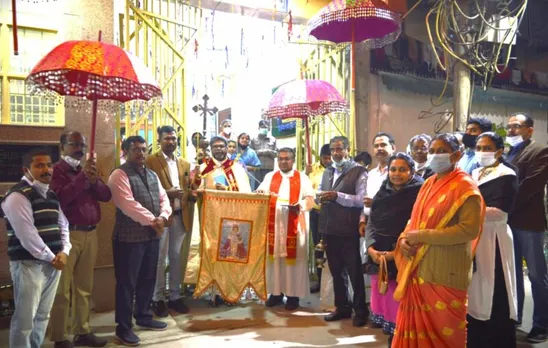 ഡല്‍ഹി പാലം ഫൊറോന പള്ളിയിൽ ഉണ്ണിമിശിഹായുടെ  തിരുനാളിന് കൊടിയേറി