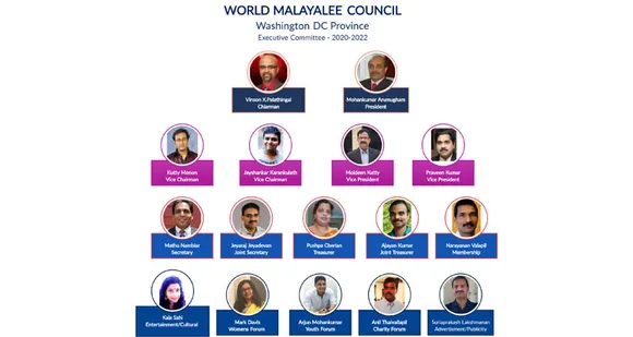 വേള്‍ഡ് മലയാളി കൗണ്‍സില്‍ വാഷിങ്ടണ്‍ പ്രോവിന്‍സ് വെബ്‌സൈറ്റ് ഉദ്ഘാടനം ചെയ്തു