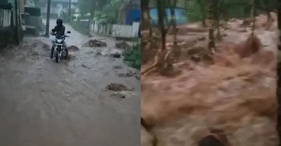 കോട്ടയത്തിന്റെ മലയോര മേഖലയില്‍ കനത്ത മഴ തുടരുന്നു ! കൂട്ടിക്കല്‍ പഞ്ചായത്തിലെ വിവിധ മേഖലകളില്‍ കനത്ത ജാഗ്രത. പുല്ലകയാറില്‍ ജലനിരപ്പ് ഉയരുന്നു; ഏന്തയാര്‍ ഈസ്റ്റിലെ താല്‍ക്കാലിക നടപ്പാലം വെള്ളത്തില്‍ മുങ്ങി ! രോഗികളെയടക്കം ആശുപത്രിയിലെത്തിക്കാനാവാതെ വലഞ്ഞ് കൊക്കയാര്‍ പഞ്ചായത്തിലെ മുക്കുളം, ഏന്തയാര്‍ ഈസ്റ്റ് നിവാസികള്‍. പഞ്ചായത്തിലെ ഉയര്‍ന്ന മേഖലകള്‍ ഉരുള്‍പൊട്ടല്‍ ഭീഷണിയില്‍