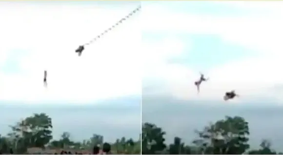 മൈതാനത്ത് പട്ടം പറത്താന്‍ ശ്രമിച്ച 12കാരന്‍ പടത്തിനൊപ്പം പറന്നു! 30 അടി ഉയരത്തില്‍ പറന്ന കുട്ടി രക്ഷപ്പെട്ടത് സാഹസികമായി;  വീഡിയോ വൈറല്‍