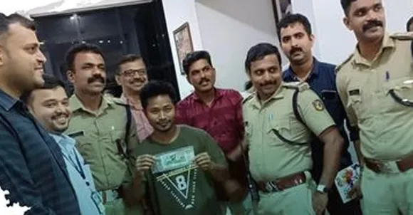 ഒരു കോടിയുടെ ഭാഗ്യത്തിന് കേരള പോലീസിന്റെ കരുതൽ