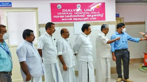പാലാ ജനറൽ ആശുപത്രിയിൽ ഹൈടെക് ഡയാലിസിസ് കേന്ദ്രം തയ്യാറായി വരുന്നു; നിർമ്മാണപുരോഗതി മുനിസിപ്പൽ ചെയർമാനും അധികൃതരും വിലയിരുത്തി. വൃക്കരോഗികൾക്ക് കിടത്തി ചികിത്സയ്ക്കും നടപടി ഉണ്ടാകും