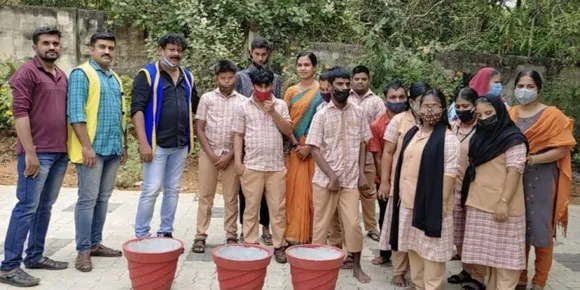 മരുതൂർ ബഡ്‌സ് സ്കൂളിലേക്ക് പട്ടാമ്പി ലയൺസ് ക്ലബ്ബ് പൂന്തോട്ട സാമഗ്രികൾ നൽകി