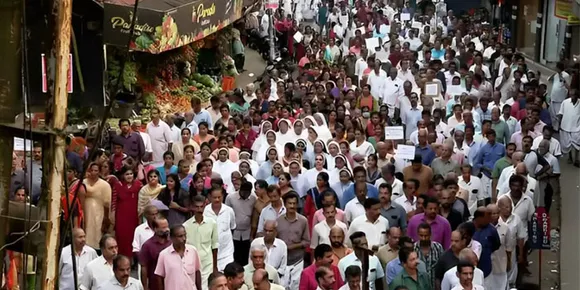 ബഫര്‍സോണ്‍: താമരശേരി രൂപതയുടെ സമരത്തില്‍ സിപിഎം നേതാക്കളും