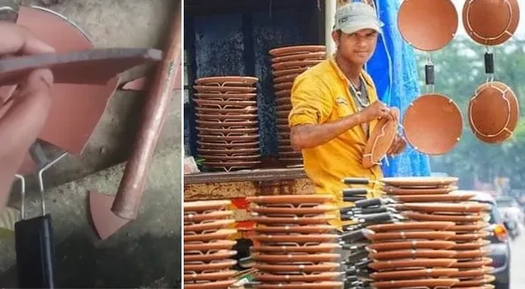 പാതയോരങ്ങളില്‍ നാടോടികള്‍ ഉയര്‍ത്തിക്കാട്ടുന്ന മൺതവകളില്‍ വന്‍ തട്ടിപ്പ്. ഗ്രാനൈറ്റ് ചാരം ഉപയോഗിച്ച് നിര്‍മ്മിച്ച്‌ റെഡ് ഓക്സൈഡ് പെയിന്‍റ് ചെയ്യുന്ന 'മൺതവ'കള്‍ ഉപയോഗിച്ചാല്‍ ക്യാന്‍സര്‍ ഉറപ്പ്. ഒന്നും കാണാതെ ആരോഗ്യവകുപ്പ് ?