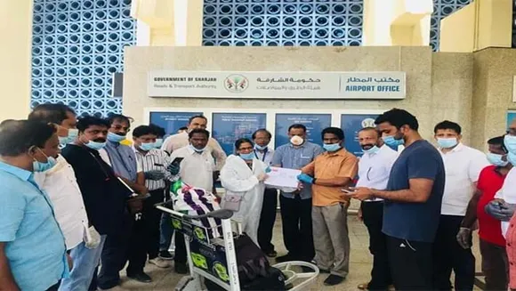 ഇൻകാസ് യുഎഇ കേന്ദ്ര കമ്മിറ്റിയുടെ ആഭിമുഖ്യത്തിൽ ചാർട്ടേഡ് ഫ്ലൈറ്റ് പദ്ധതിയുടെ ഭാഗമായി ചാർട്ടേർഡ് ഫ്ലൈറ്റ് ഷാർജ എയർപോർട്ടിൽ നിന്ന് കൊച്ചിയിലേക്ക് പറന്നുയർന്നു