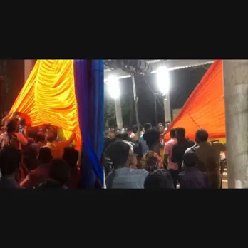 ബലികുടീരങ്ങളേ' പാടിയില്ല, 'നമസ്കരിപ്പൂ ഭാരതം' പാടി; ഉത്സവഗാനമേളയ്ക്കിടെ സംഘർഷം