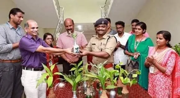 അകത്തളത്തില്‍ വിടരും 'പച്ച തുരുത്ത്' ഗ്രീന്‍ പ്രോട്ടോകോളുമായി കോട്ടയം ജില്ലാ പോലീസ്