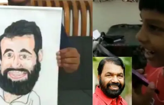 വിദ്യാഭ്യാസ മന്ത്രിയുടെ ചിത്രം വരച്ചു; കുട്ടിത്താരത്തെ തേടി ഒടുവില്‍ അഭിനന്ദനവുമെത്തി