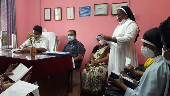 സ്കൂൾ തുറക്കൽ: ഉഴവൂർ പഞ്ചായത്തിൽ  പ്രധാനാധ്യാപകരുടെ യോഗം ചേർന്നു