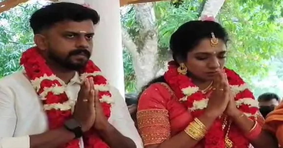 വര്‍ക്കലയില്‍ വിവാഹദിനം കൊല്ലപ്പെട്ട രാജുവിന്റെ മകള്‍ ശ്രീലക്ഷ്മി വിവാഹിതയായി
