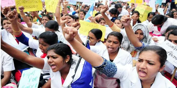 സ്വകാര്യമേഖലയിലെ നഴ്സുമാർക്ക് ശമ്പള വർധന ഇല്ല, പ്രത്യക്ഷ സമരത്തിനൊരുങ്ങി യുഎൻഎ