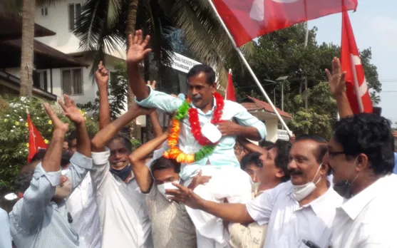 കാണക്കാരി പഞ്ചായത്ത് 9 -ാം വാർഡ് ഉപതിരഞ്ഞെടുപ്പിൽ എല്‍ഡിഎഫ് 338 വോട്ടിന്റെ ഭൂരിപക്ഷത്തിൽ വിജയിച്ചു
