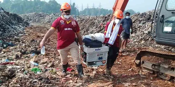 ബ്രഹ്മപുരം; വേറിട്ടൊരു അനുഭവമായി പാലക്കാട്ടെ സിവിൽ ഡിഫൻസ് വോളണ്ടിയർമാർ