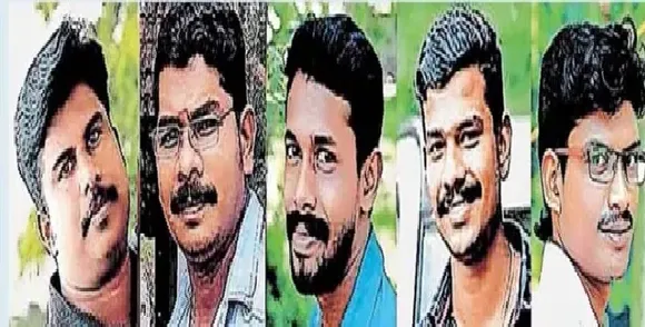നാലു സുഹൃത്തുക്കള്‍ക്കൊപ്പം വിഷ്ണുവും യാത്രയായത് 5 ദിവസം മുമ്പ് ജനിച്ച കണ്‍മണിയെ കണ്ടു കൊതിതീരും മുമ്പ്