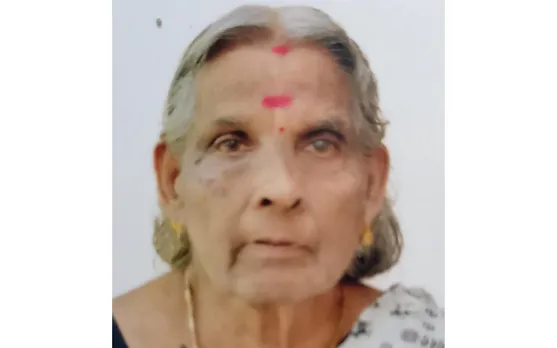 കുവൈറ്റ് പാസ്റ്റ് കോസ് മുൻ പ്രസിഡൻ്റും കേളി വാദ്യകല കുവൈറ്റ് കലാകാരനുമായ ആർ.സി കമലിന്‍റെ മാതാവ് പാലാ അരുണപുരം മുണ്ടമറ്റത്തിൽ എം.കെ ചിന്നമ്മ നിര്യാതയായി