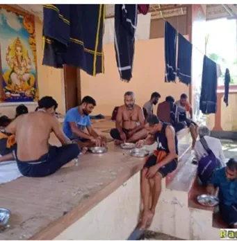 അയ്യപ്പ ഭക്തർക്ക് ആശ്വാസമായി അന്നദാനം