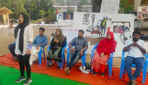 എസ്.എഫ്.ഐ തകർത്ത കാലിക്കറ്റ് സർവകലാശാല ശാഹിൻബാഗ് പുനസ്ഥാപിച്ചു