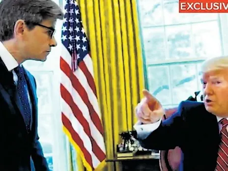 ട്രമ്പും പറഞ്ഞു "കടക്ക് പുറത്ത്". ഇന്റർവ്യൂവിനിടെ ചുമച്ച ചീഫ് സ്റ്റാഫിനെ ശകാരിച്ച് പുറത്താക്കി ട്രമ്പ്‌