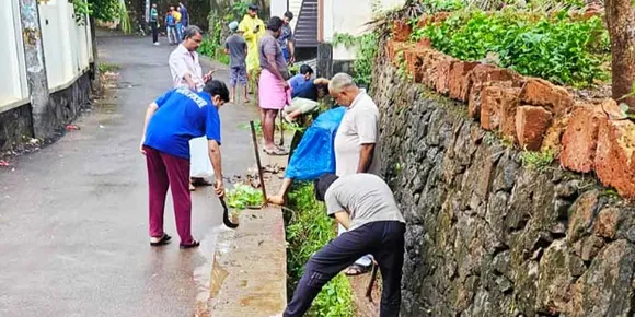 വടക്കാങ്ങര ആറാം വാർഡിൽ മഴക്കാല പൂർവ്വശുചീകരണം നടത്തി