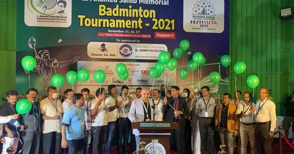 കെഎംസിസി (ഫെസ്റ്റിവിസ്റ്റ 2021) ഇന്റർനാഷണൽ ബാഡ്മിന്റൺ ടൂർണമെന്റ് തുടങ്ങി