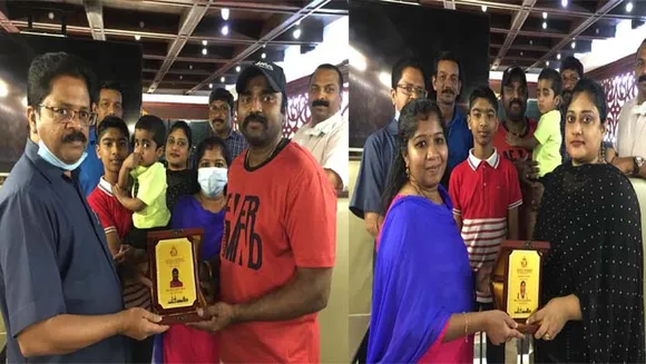 25 വർഷത്തെ പ്രവാസ ജീവിതം മതിയാക്കി നാട്ടിലേക്ക് മടങ്ങുന്ന എം.ജി.റെജിമോനും,സുജ റെജിമോനും യാത്രയയപ്പ് നൽകി