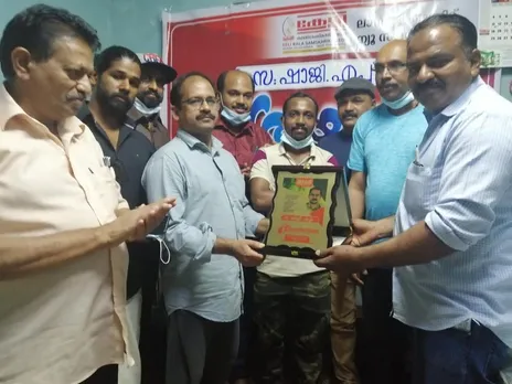 ഷാജിക്ക് കേളി യാത്രയയപ്പ് നൽകി