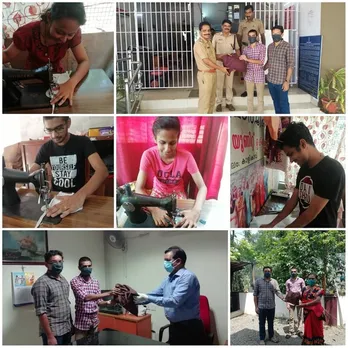 പാലാ എസ് എം വൈ എം മാസ്കുകൾ നിർമിച്ചു വിതരണം ചെയ്തു