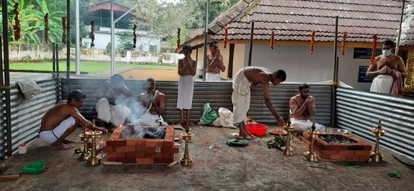 കോഴാ നരസിംഹ സ്വാമി ക്ഷേത്രത്തിൽ  അഷ്ടമംഗലദേവപ്രശ്ന പരിഹാരക്രിയകൾക്ക് തുടക്കമായി