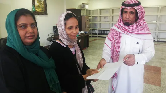 വാർദ്ധക്യകാലത്തു പ്രവാസത്തിനെത്തി ദുരിതത്തിലായ ശുഭദ്രമ്മ, നാട്ടിലേയ്ക്ക് മടങ്ങി.