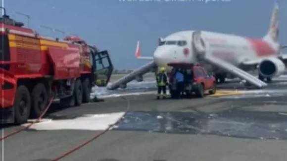 എയർ ഇന്ത്യ എക്സ്പ്രസ് വിമാനത്തിലുണ്ടായ തീപിടിത്തം 90 സെക്കൻഡിനുള്ളിൽ അണക്കുവാൻ കഴിഞ്ഞുവെന്ന് ഒമാൻ എയർപോർട്ട് അധികൃതർ