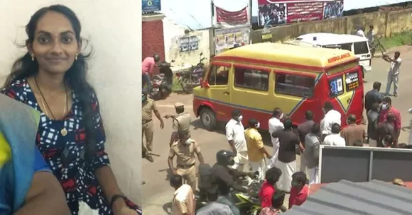 അന്വേഷണം കാര്യക്ഷമമല്ല, ഭര്‍ത്താവിനെ ചോദ്യം ചെയ്ത് വിട്ടയച്ചു; തീ കൊളുത്തി മരിച്ച അർച്ചനയുടെ മൃതദേഹവുമായി നാട്ടുകാരുടെ പ്രതിഷേധം