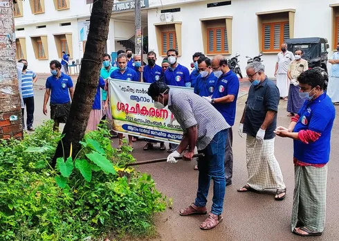 വടക്കാങ്ങര ആറാം വാർഡിൽ ശുചീകരണ ദിനം ആചരിച്ചു