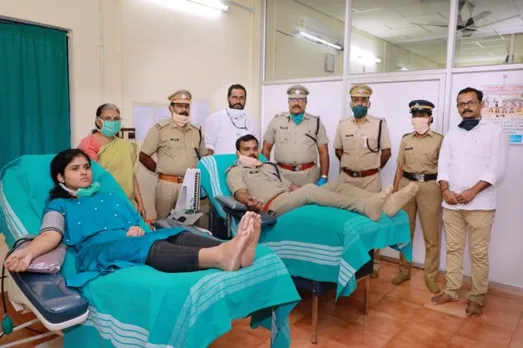 ജനമൈത്രി പോലീസിൻ്റെ നേതൃത്വത്തിൽ പാലാ ബ്ലഡ് ഫോറത്തിൻ്റെ സന്നദ്ധ രക്തദാനം ശ്രദ്ധേയമാകുന്നു