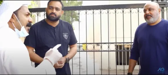 കുവൈറ്റിൽ കൊറോണ ബോധവത്കരണ ചിത്രമൊരുക്കി ഒരുകൂട്ടം മലയാളികൾ