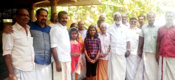 പഴയ കാല സഹപ്രവർത്തകൻ കുഞ്ഞൻ നായരെത്തേടി കുമ്മനമെത്തി