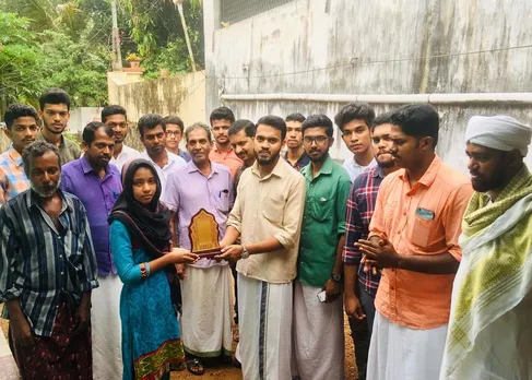 തസ്‌ലീമക്ക് അര ലക്ഷം രൂപയുടെ വിദ്യാഭ്യാസ സ്കോളർഷിപ്പ്